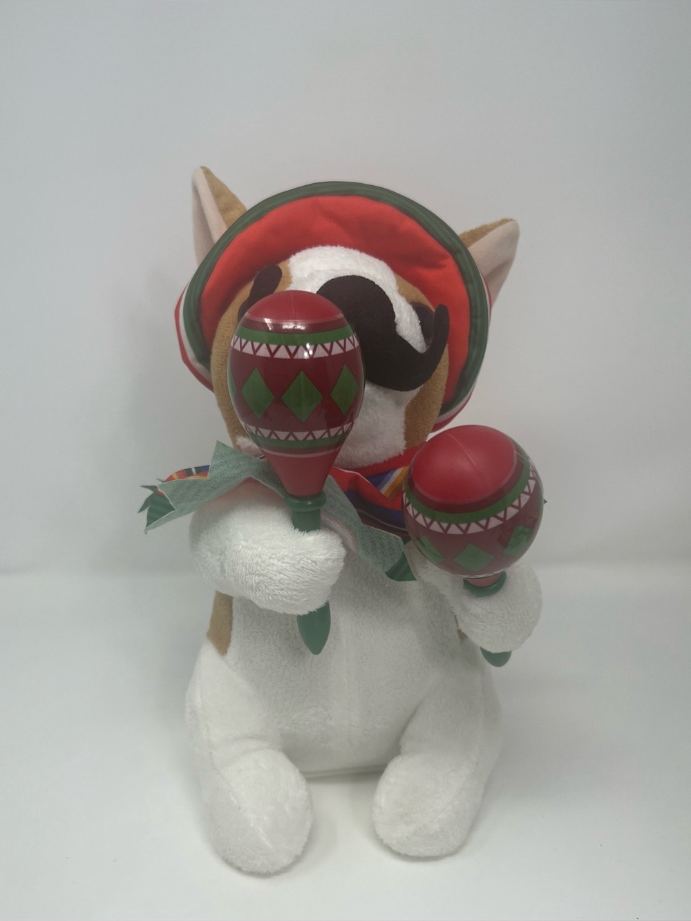 Be Jolly Animated Mariachi Chihuahua Dog Plush Macarena Singing Shaking Maracas